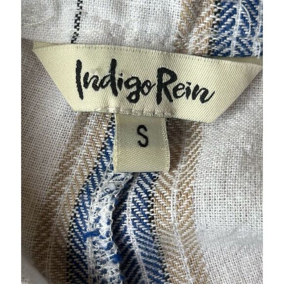 Indigo Rein Women's Striped Dress Pants Size S Multicolor Casual - Picture 2 of 8